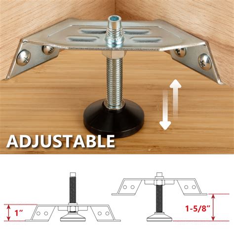 leveler bracket metal|powertec corner levelers.